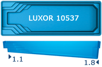 Композитный бассейн San Juan Luxor 10537 (10,5 х 3,7)