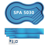 Композитный бассейн San Juan SPA 5030 (5,0 х 3,0)